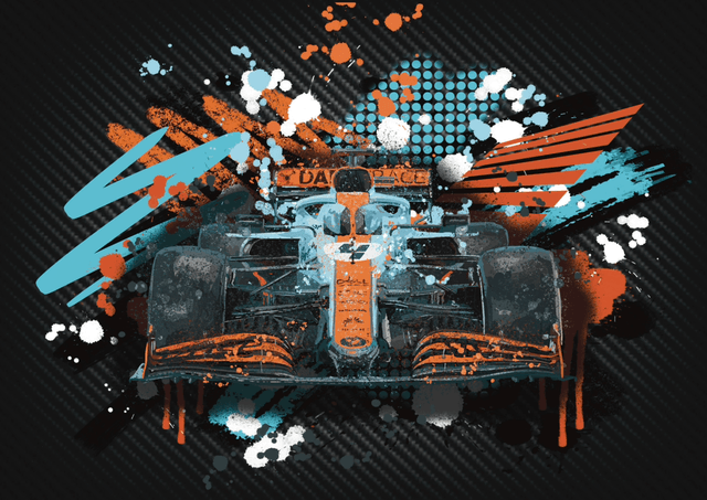 McLaren Gulf F1 car Lando Norris 4