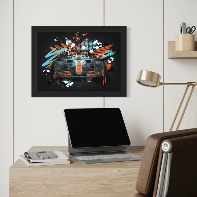 McLaren Gulf F1 car Lando Norris 4