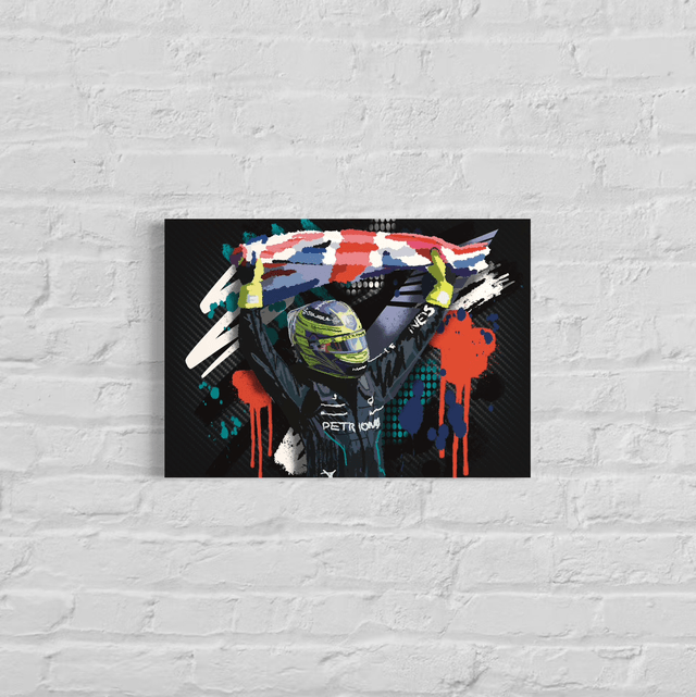 Lewis Hamilton Mercedes Union Jack