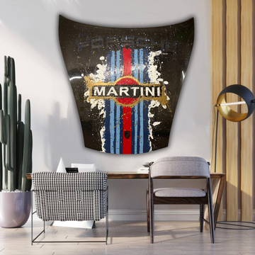 Carbonfibre Porsche Bonnet Martini Handcrafted Showpiece